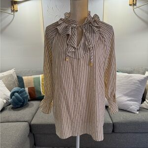 NWT, Michael Kors Long Sleeve Blouse